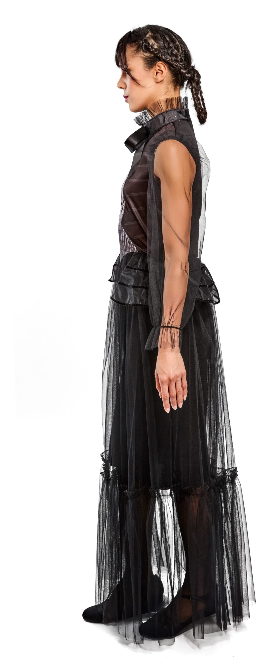 Wednesday Addams Graveyard Gala Deluxe Costume Womens - Image 2