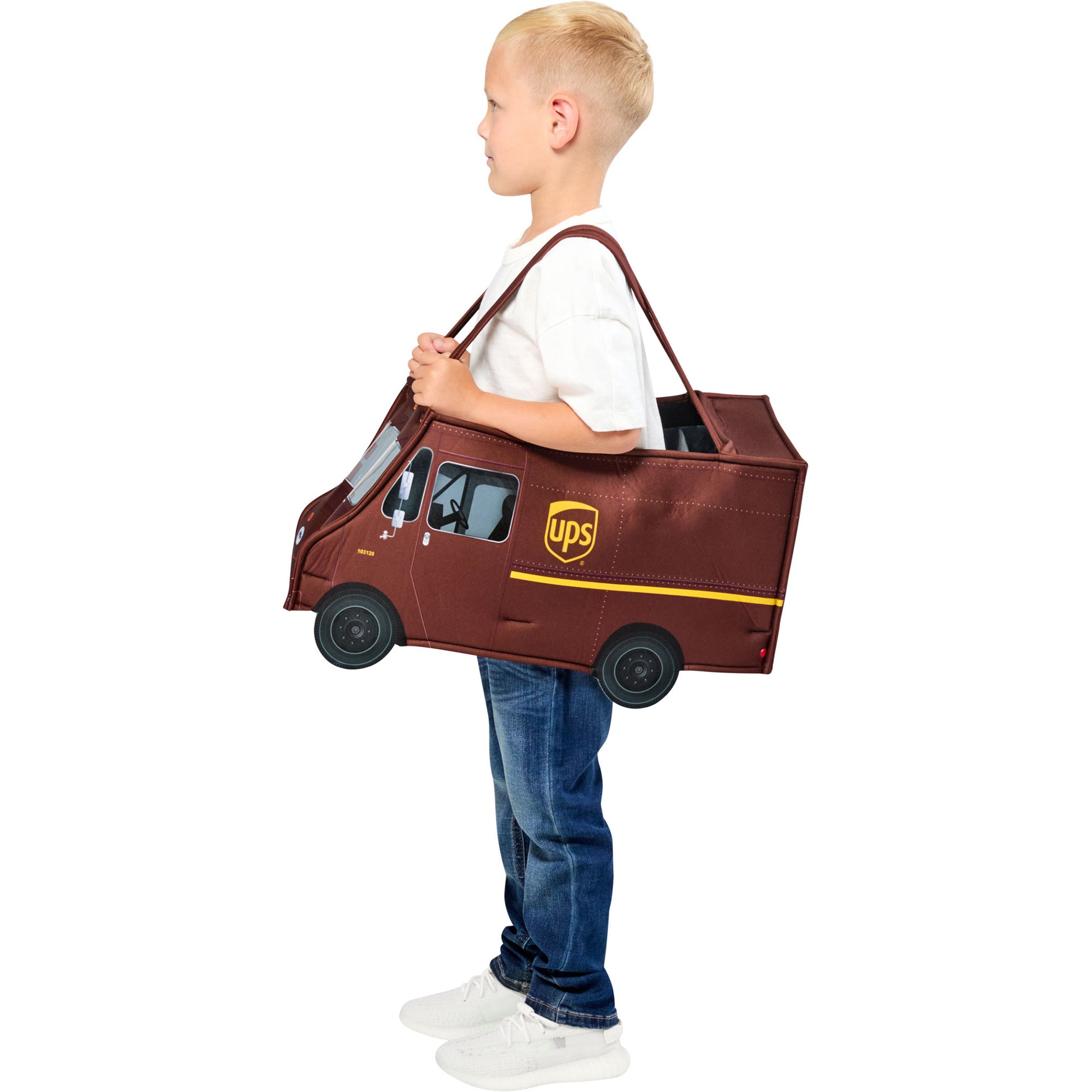UPS Ride-On Truck Costume for Toddler- - Image 2