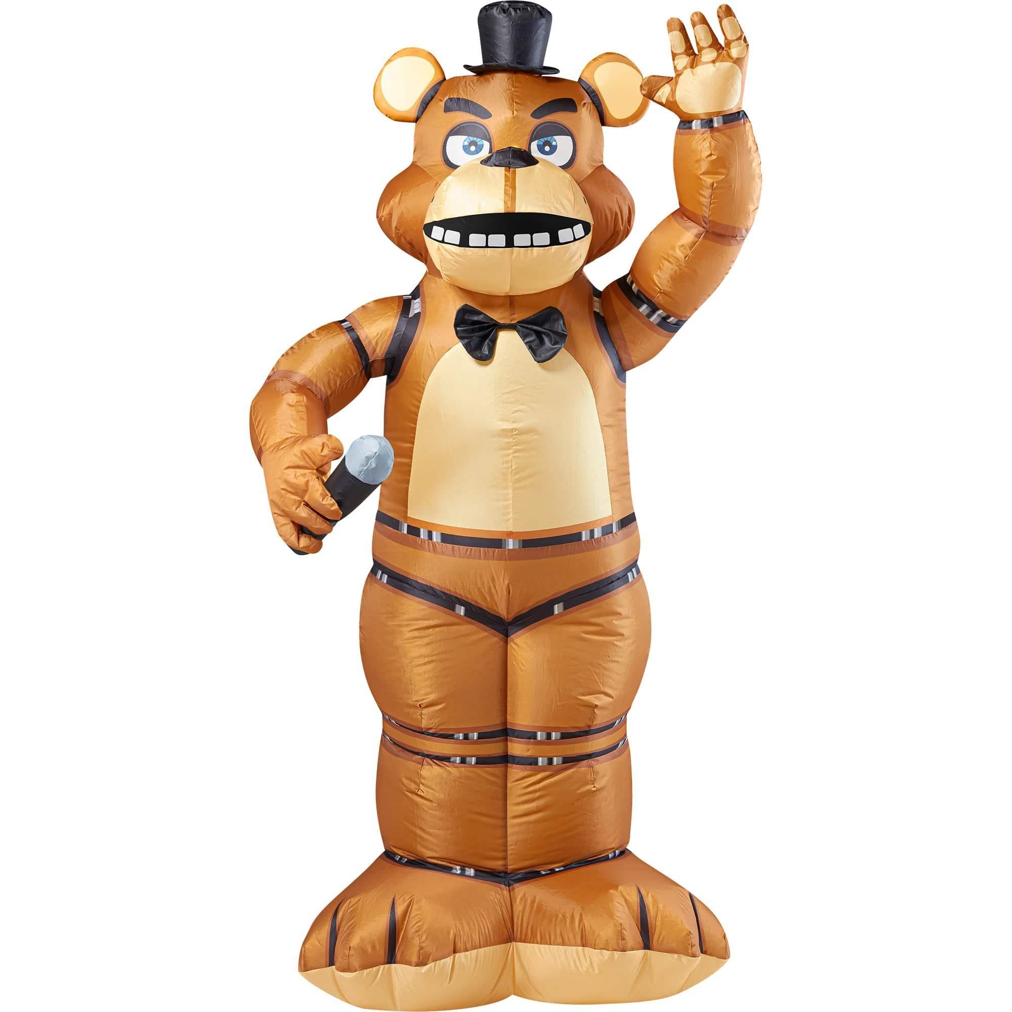 6 Foot Freddy Halloween Inflatable Lawn Decoration - Image 2