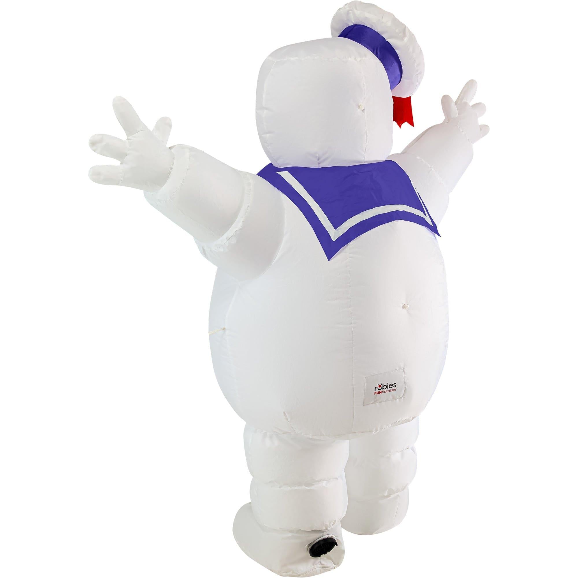 5.5 Foot Ghostbusters Classic Stay Puft Marshmallow Man Halloween Inflatable Lawn Decoration - Image 3