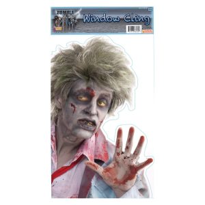 19-inch Peeping Zombie Removable Sticker