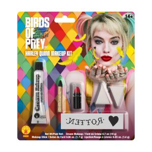 Adult Birds Of Prey Harley Quinn Makeup Set