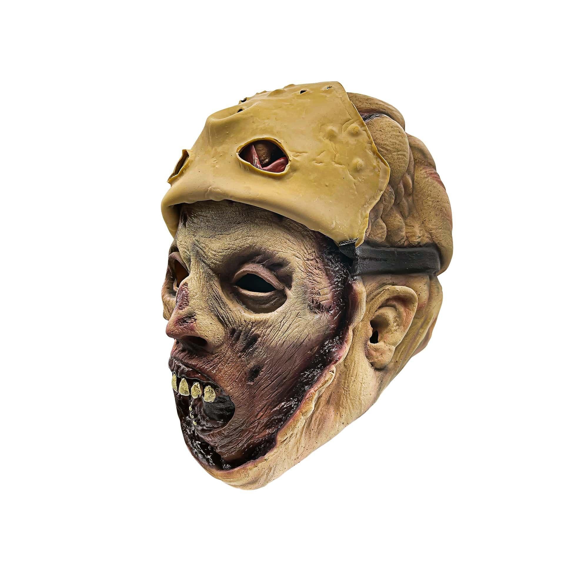 Adult Friday the 13th Jason Overhead Latex Mask and Removable Hockey Mask - Image 4
