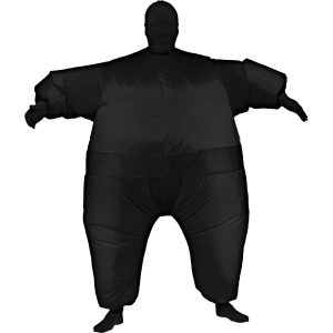 Adult Black Inflatable Jumpsuit