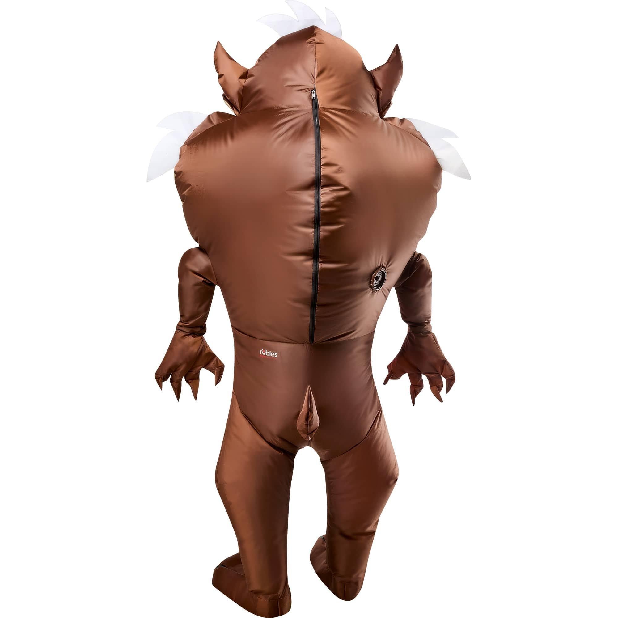 Adult Looney Tunes Tazmanian Devil Inflatable Costume - Image 4