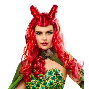 Women's Batman & Robin 1997 Red Poison Ivy Wig