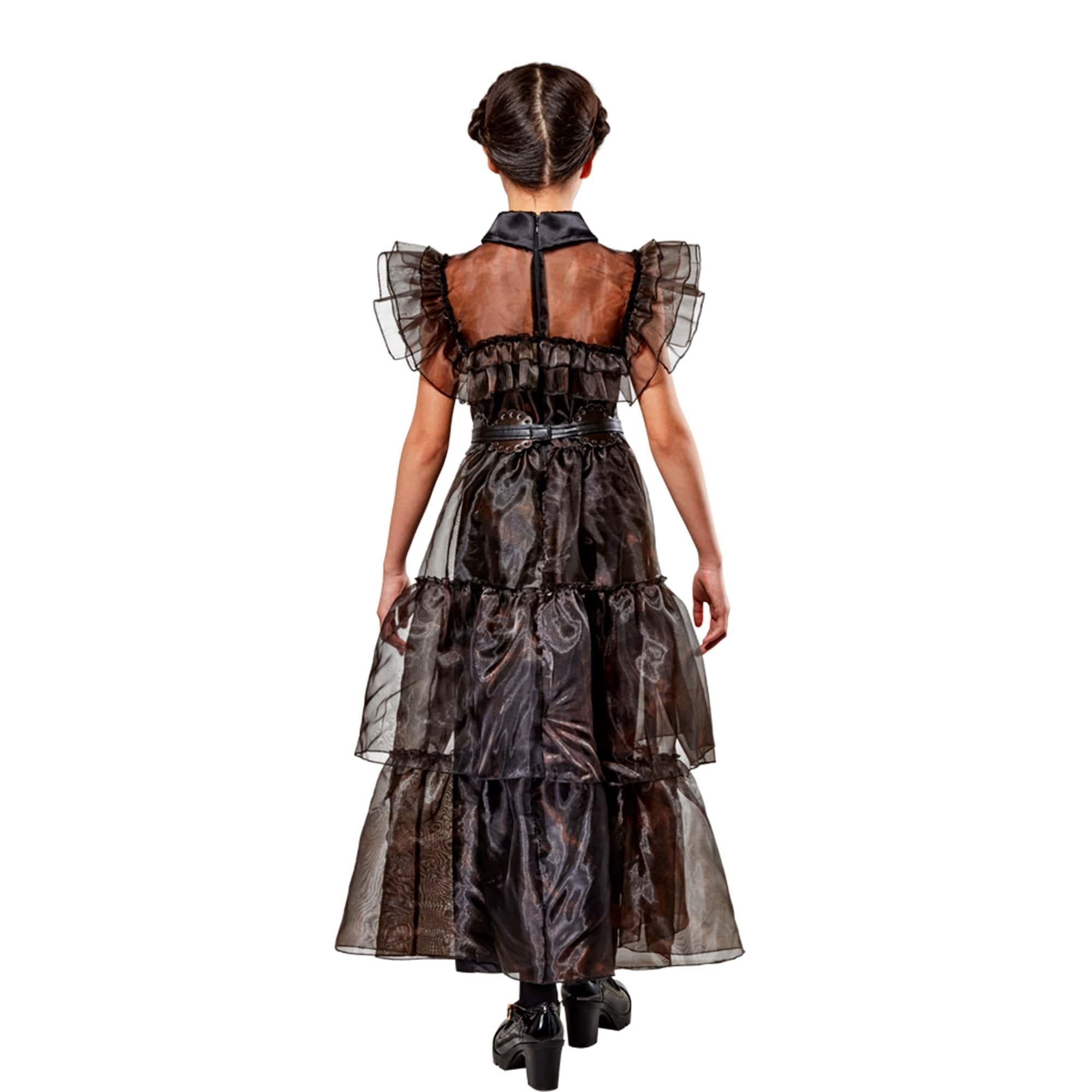 Wednesday Addams Nevermore Academy Rave'n Dance Girls' Costume - Image 4