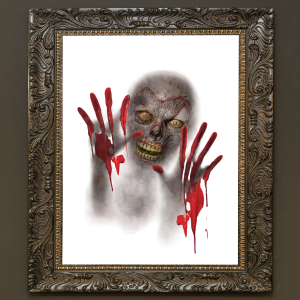 14-inch Bloody Zombie Removable Window and Mirror Decoration