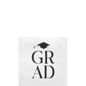 Classic Grad Beverage Napkin. 16ct