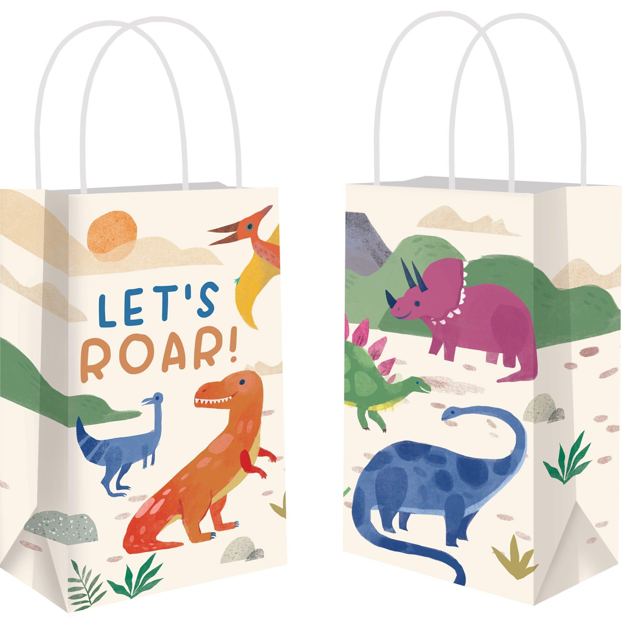 Diggin Dino Favor Bags. 8ct