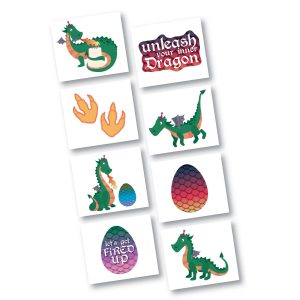 Dragon Tattoos. 8ct