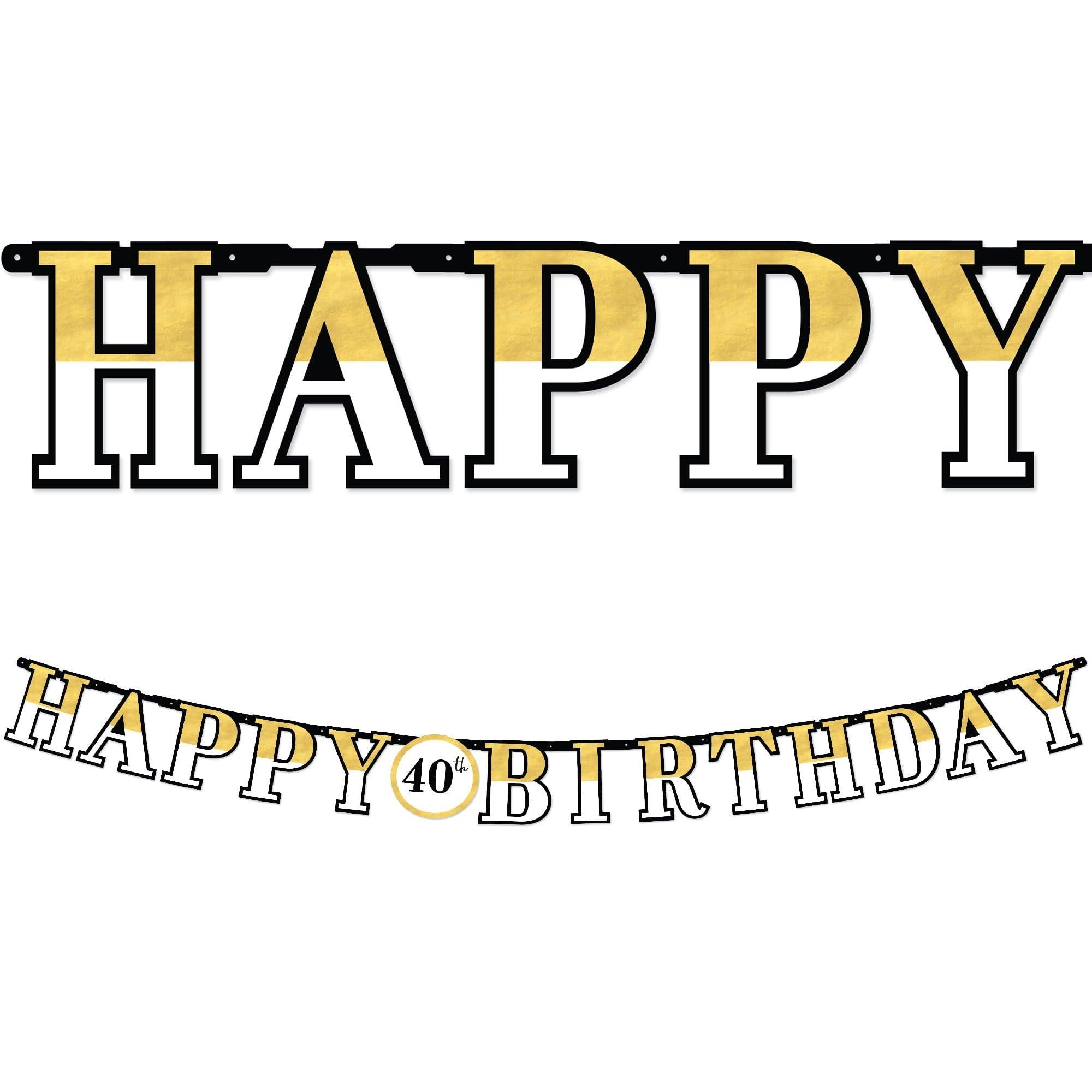 Party of the Ages Birthday Party Supplies Kit. Ages 40. 50. 60. 70. 80 - Image 4