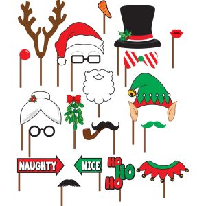 Christmas Photo Booth Accessories