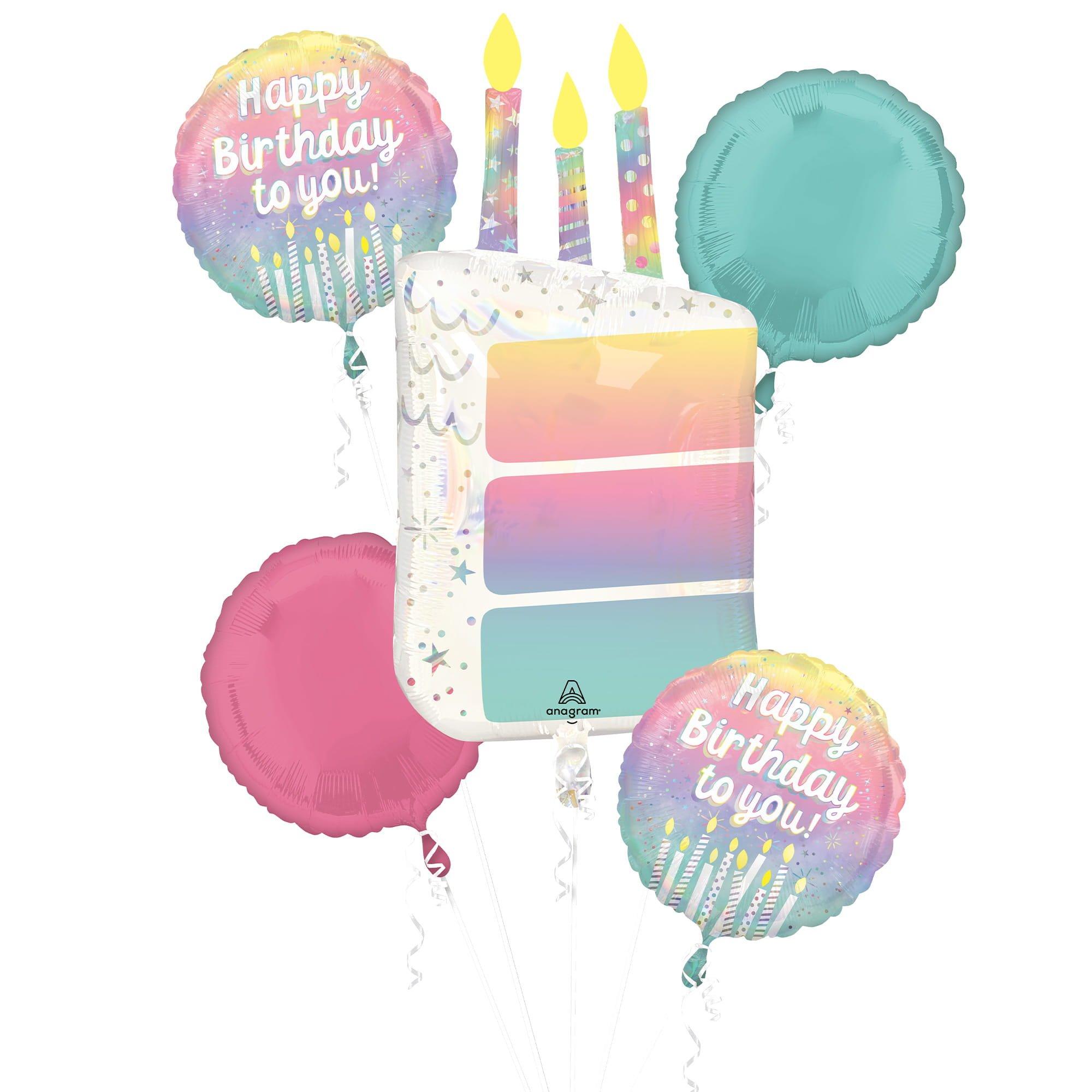 Pearlized Birthday Bouquet. 5pc