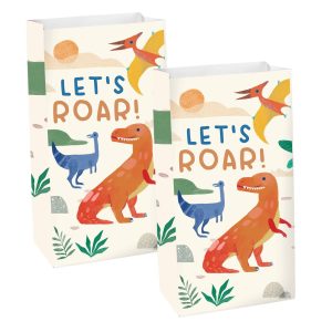 Diggin Dino Treat Bags. 8ct