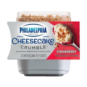 Philadelphia Strawberry Cheesecake Crumble (3.3 oz x 2 ct)