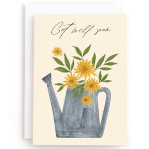 Minted Sun Flowers Get Well Card