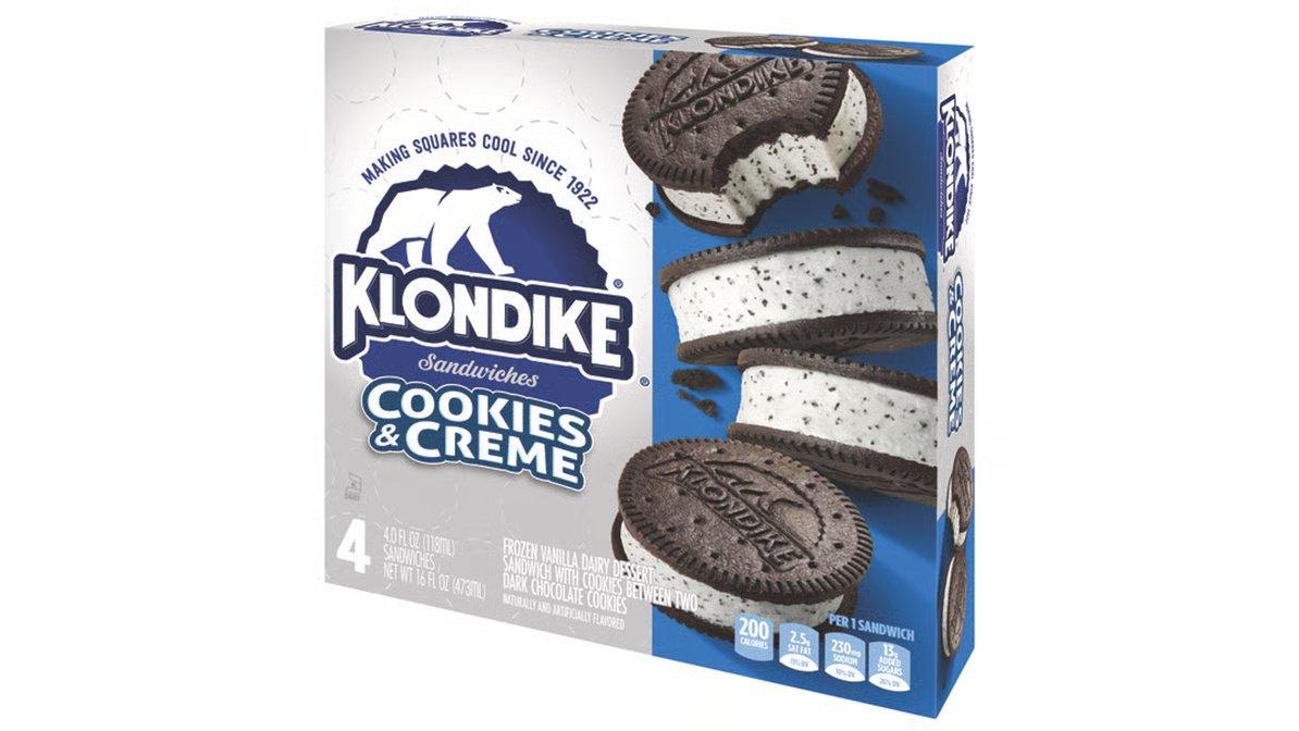 Klondike Cookies & Creme Sandwhich (4 oz x 4 ct) - Image 4
