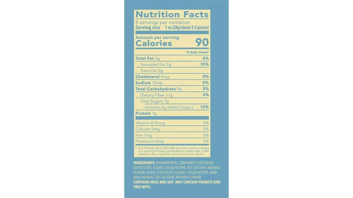 Tru Fru White & Dark Chocolate Frozen Strawberries (8 oz) - Image 3