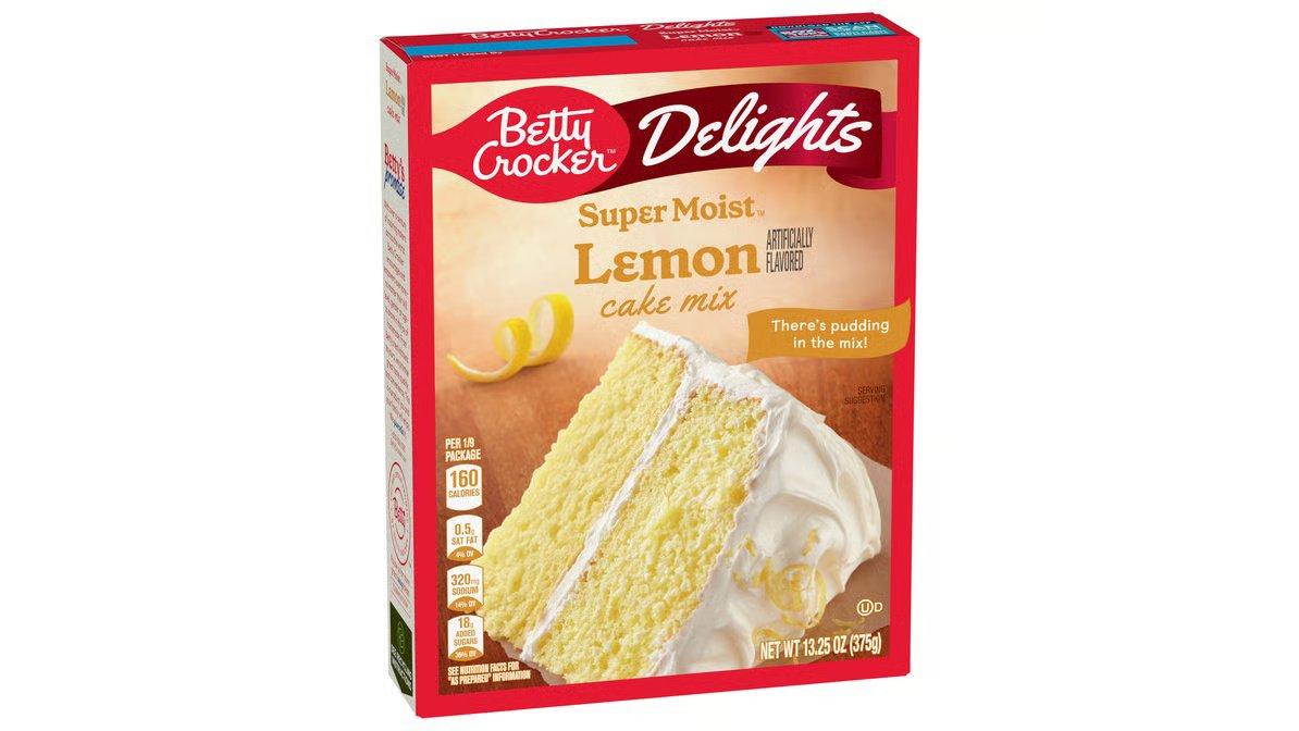Betty Crocker Delights Super Moist Lemon Cake Mix (13.25 oz) - Image 3