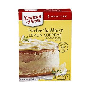 Duncan Hines Signature Perfectly Moist Cake Mix Lemon Supreme (15.25 oz)
