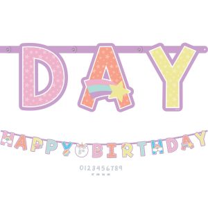 Unicorn Birthday Banner