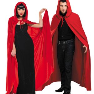 Adult Red Hooded Cape