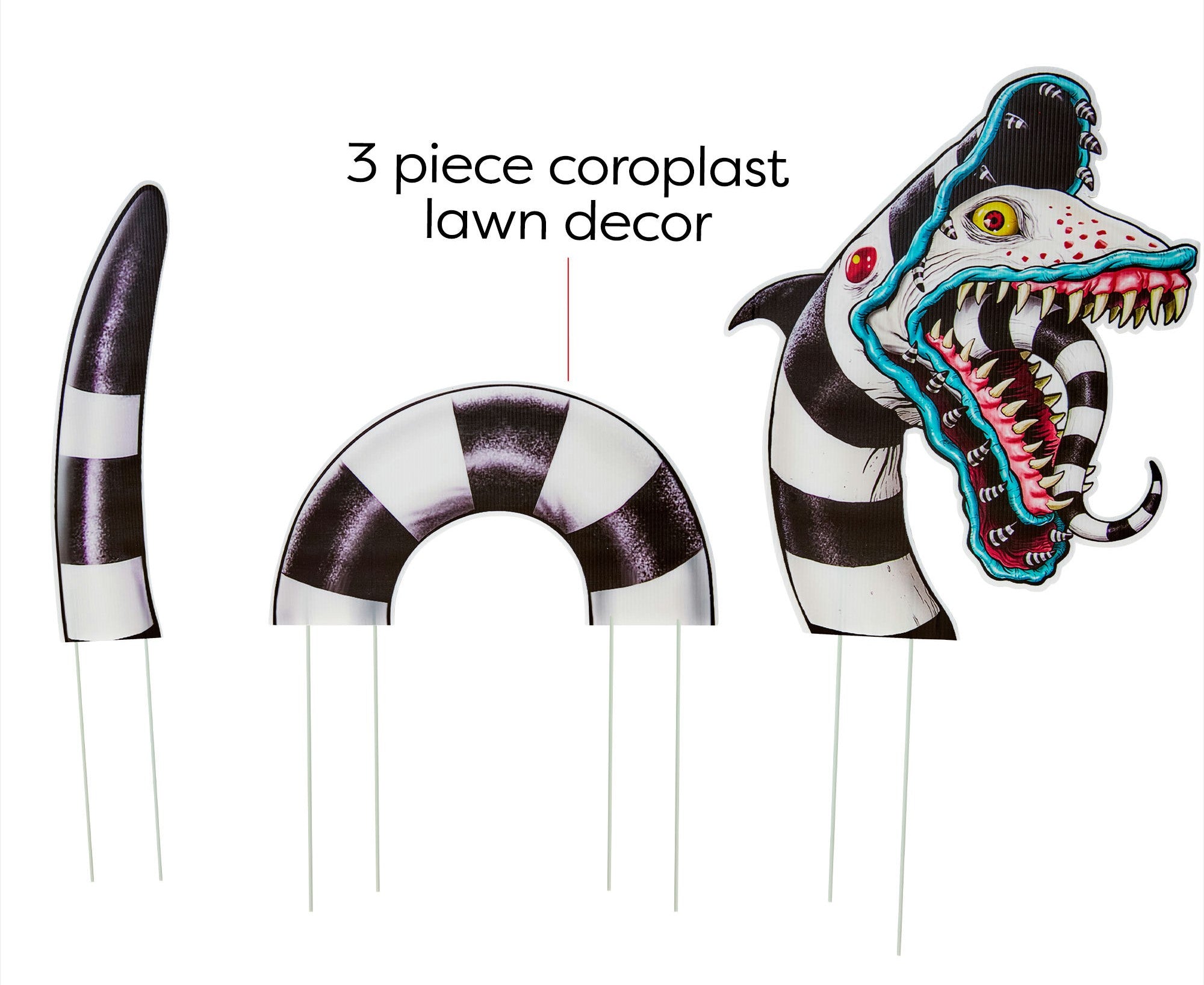 25-inch Beetlejuice Sandworm Groundbreaker Lawn Decoration - Image 4