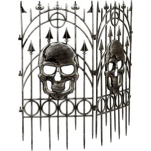 Silver Skull Fence