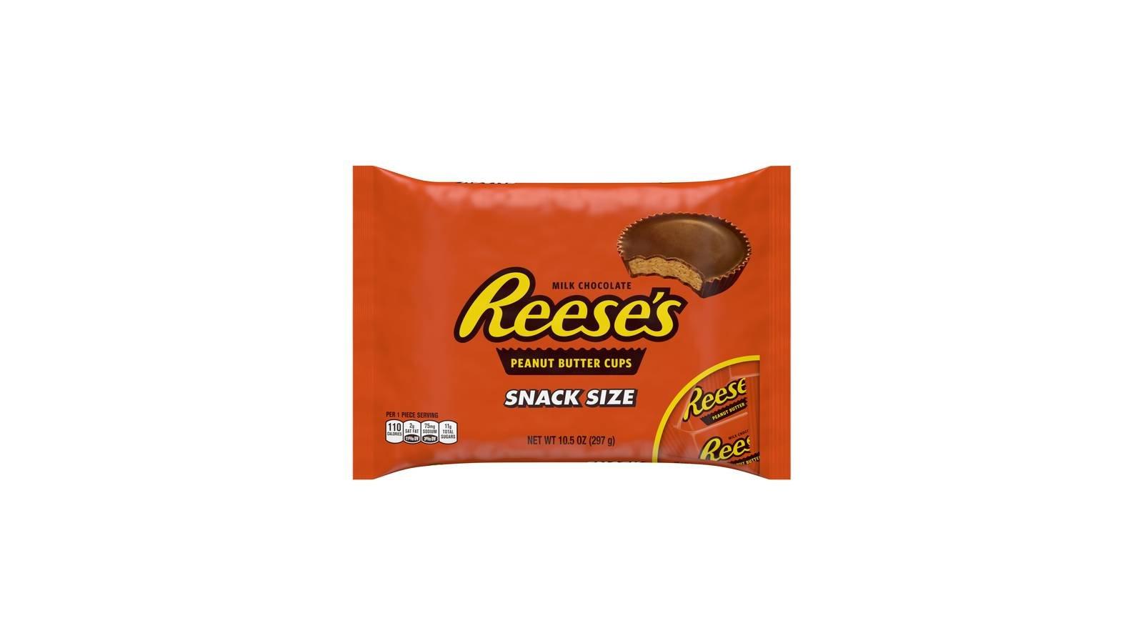 Reese's Peanut Butter Cups Milk Chocolate Snack Size (10.5 oz)