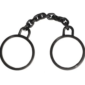 Black Rubber Shackles