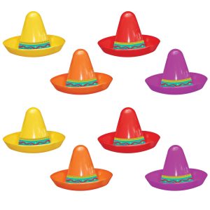 Fiesta Mini Sombreros 8ct