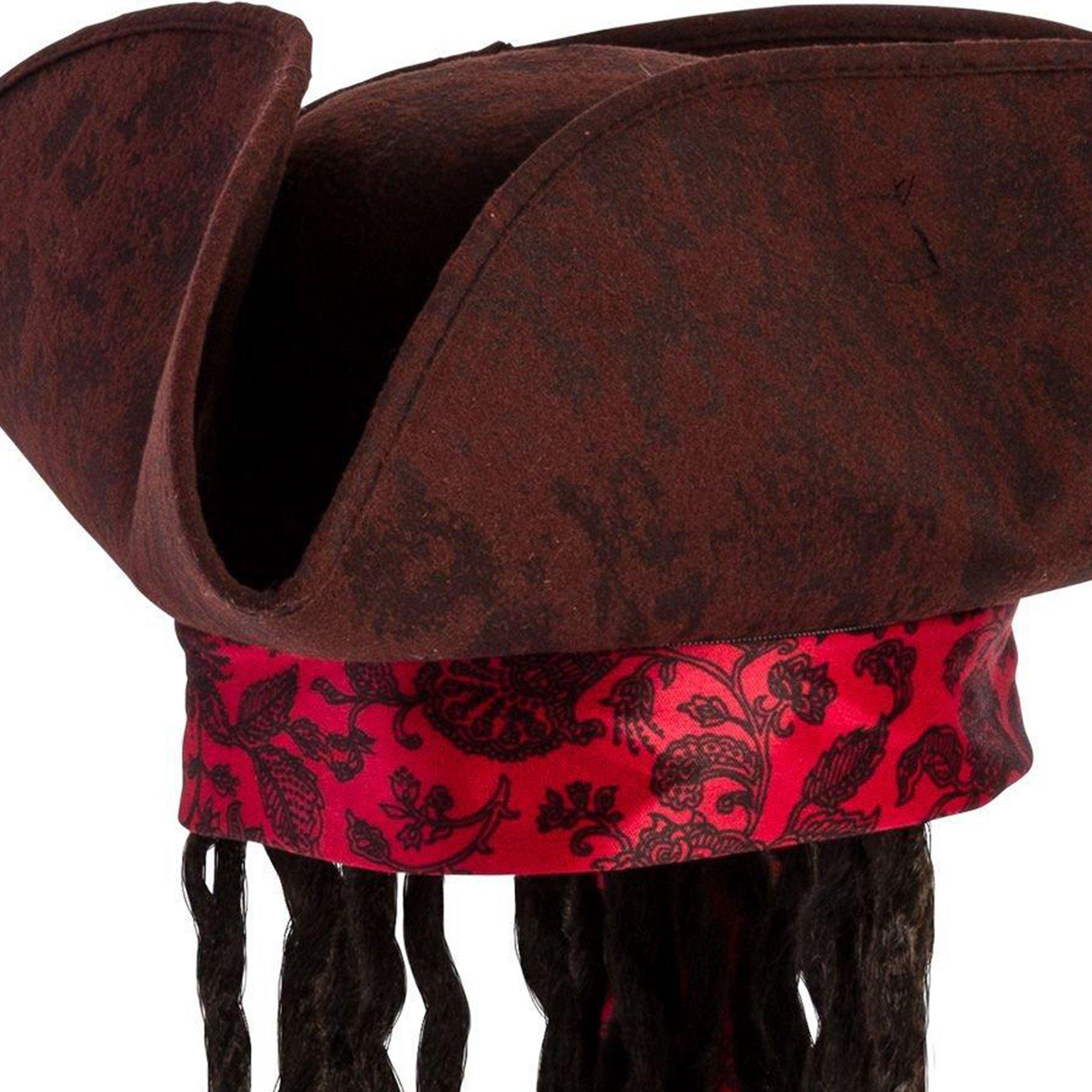 Pirates of the Caribbean Hat With Braids - Image 3