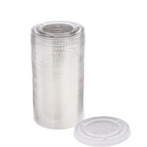 Clear Plastic 18oz Cup Lids. 4in. 50ct