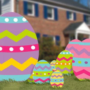 Easter Egg Yard Signs 5ct