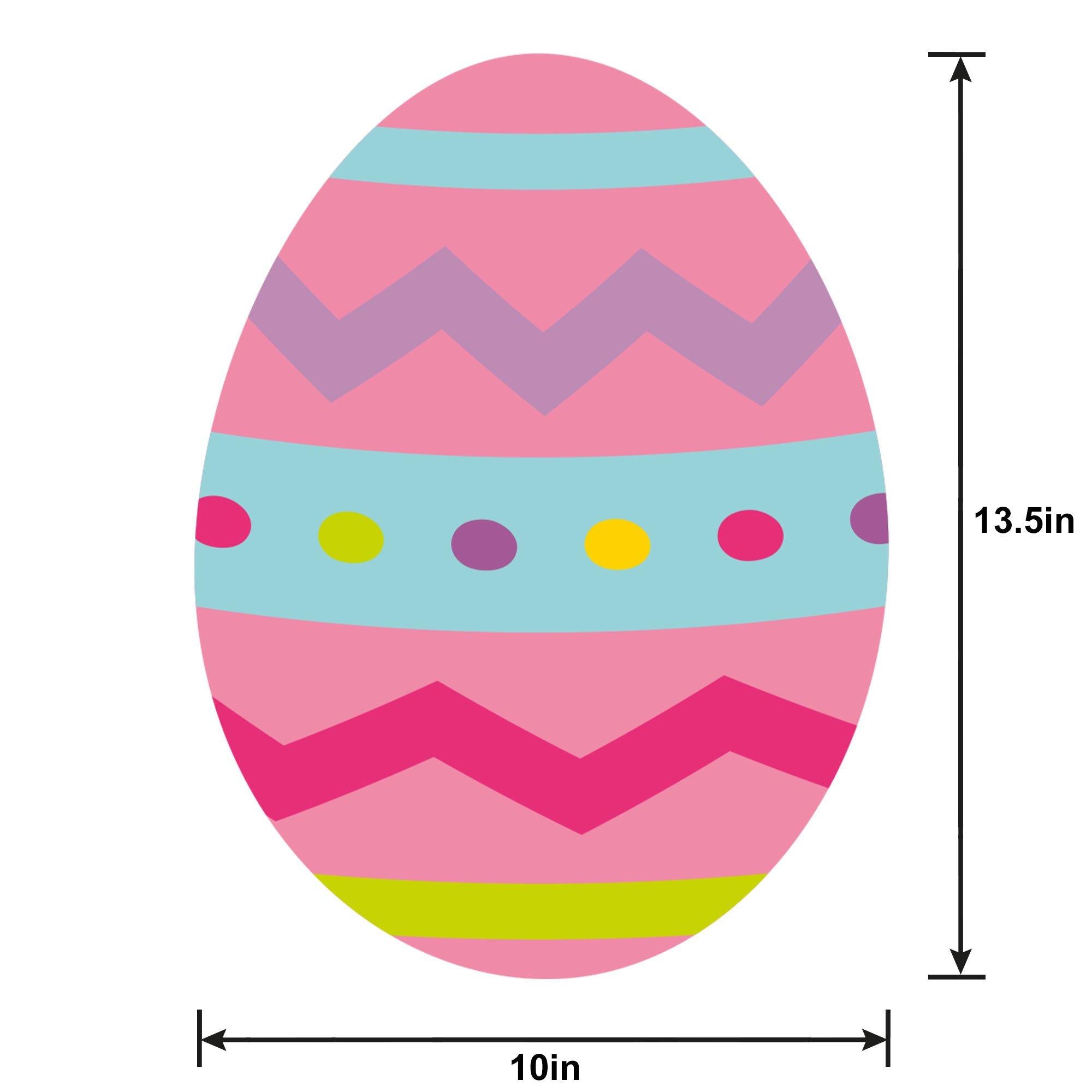 Easter Egg Yard Signs 5ct - Image 4