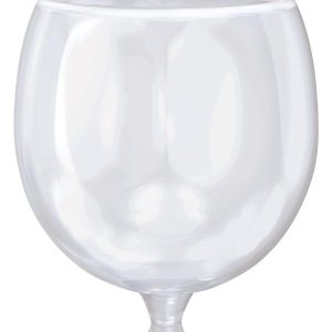 Giant Clear Plastic Cocktail Pedestal Bowl
