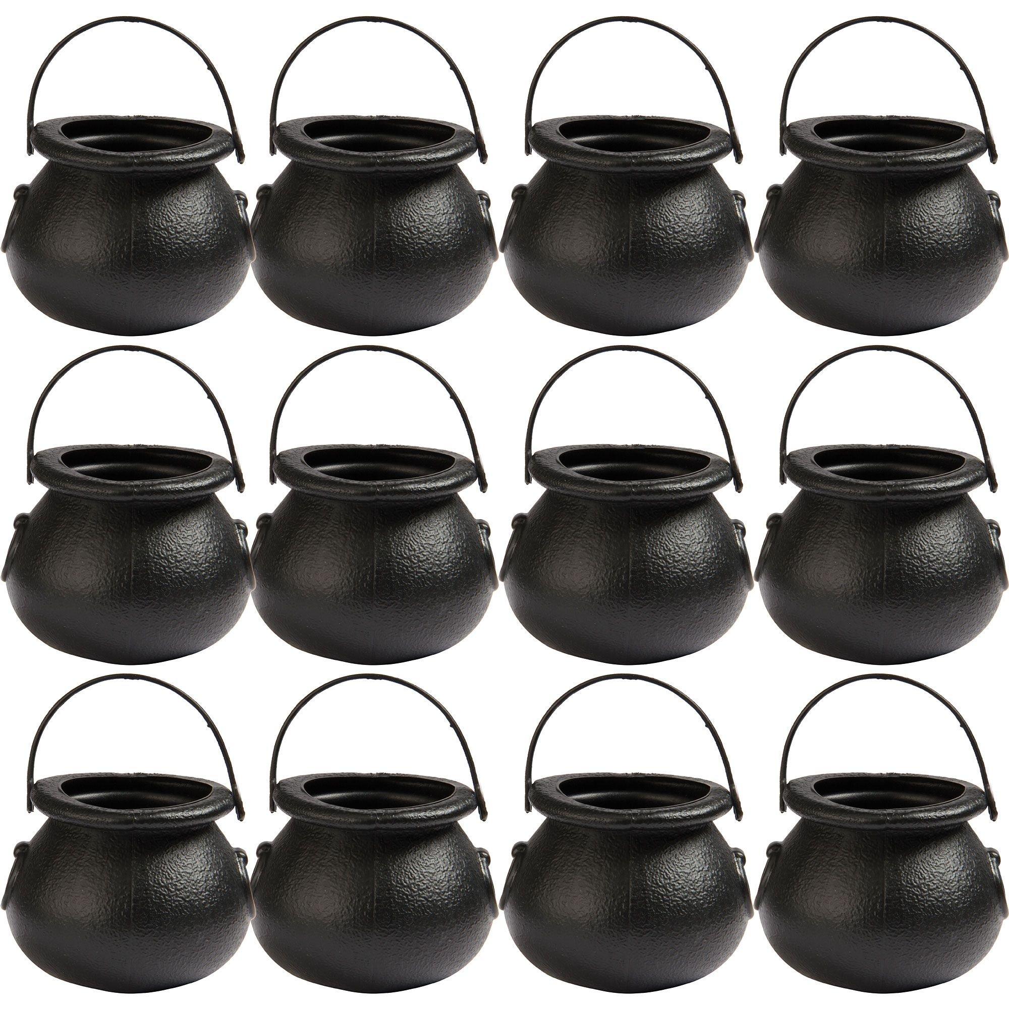Mini Black Candy Cauldrons. 12ct