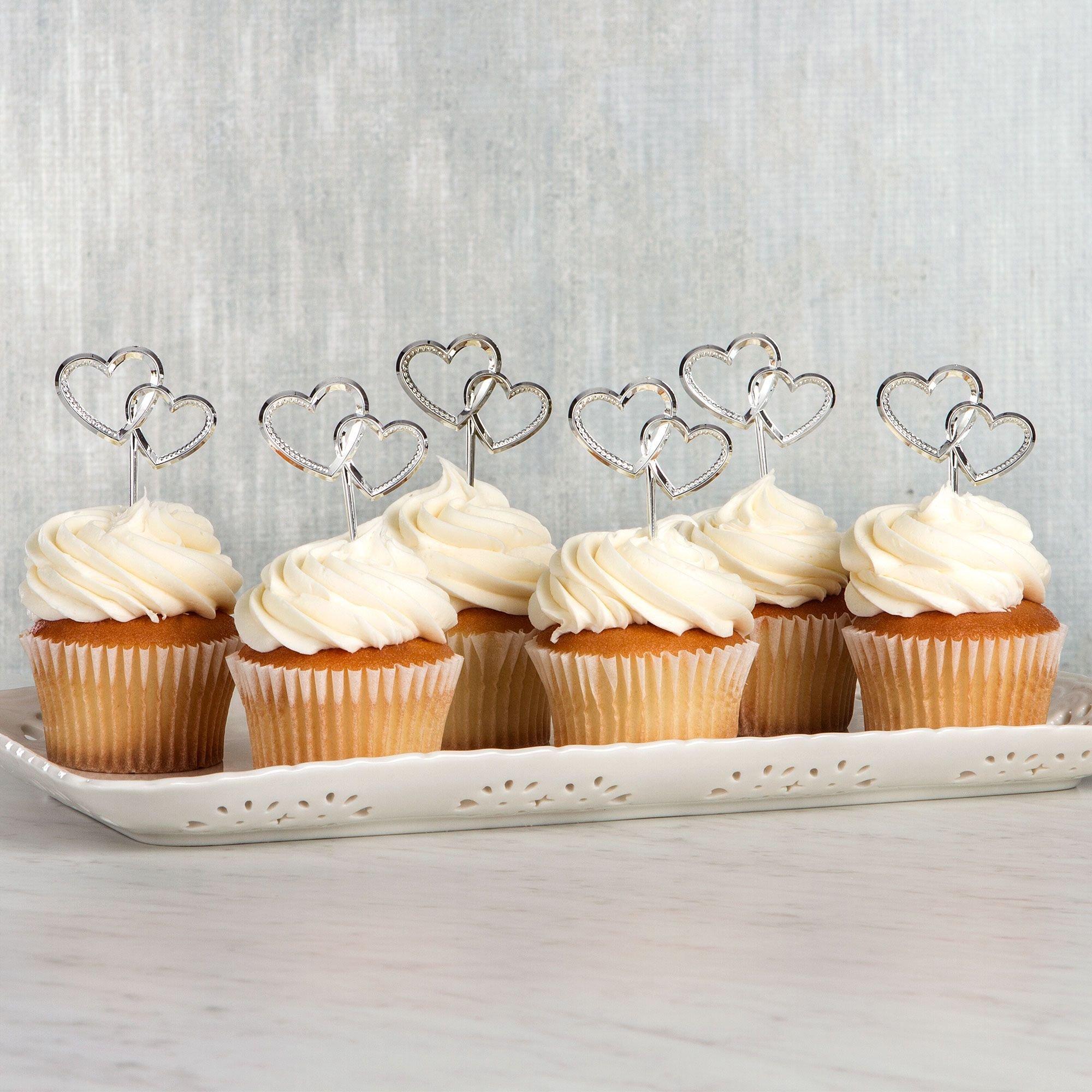 Double Heart Party Picks 12ct - Image 2