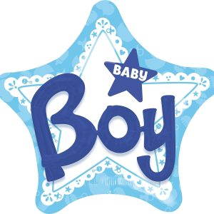 Boy Baby Shower Balloon - 3D Celebrate 32in