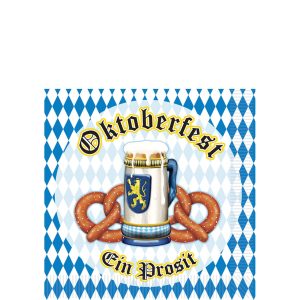 Oktoberfest Beverage Napkins 16ct