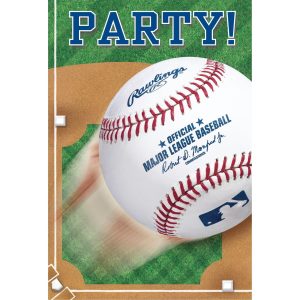 MLB Baseball Invitations. 8ct