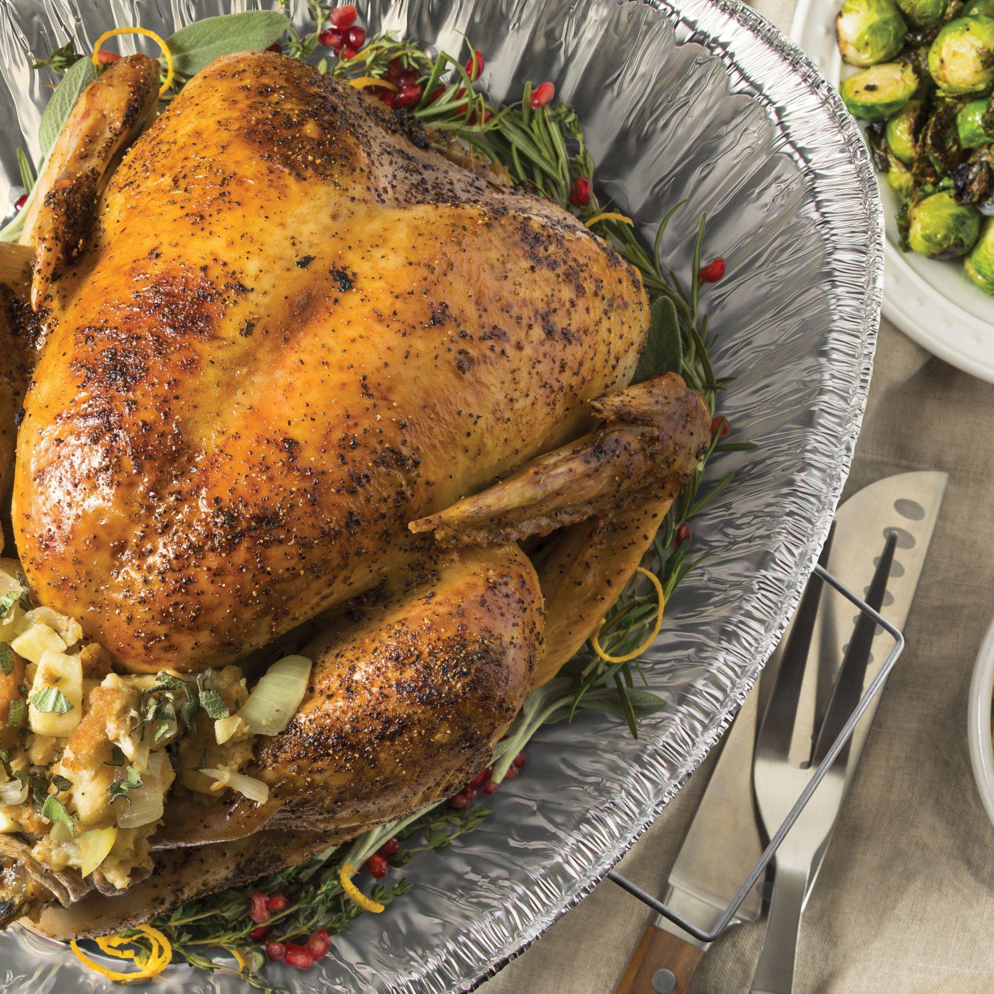 Heavy Duty Aluminum Roaster Pan with Handles - Image 5