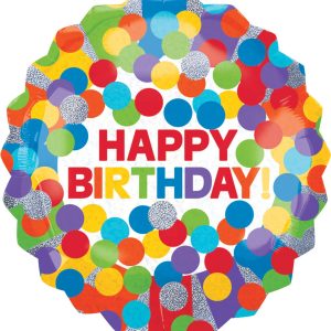 Giant Rainbow Birthday Balloon 28in