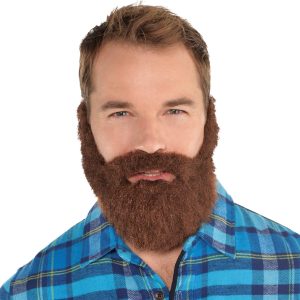 Brown Lumberjack Facial Hair Set