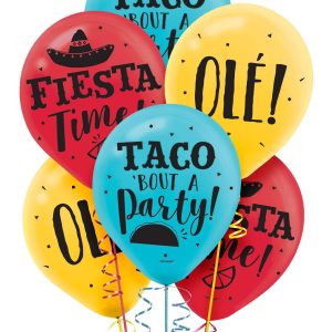 15ct. Fiesta Time Balloons
