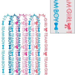 Team Boy & Team Girl Bead Necklaces 10ct