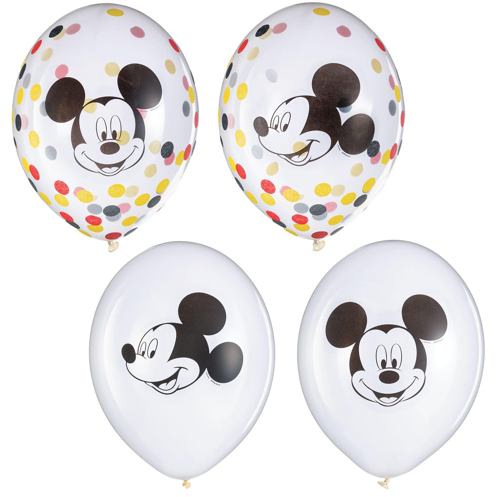 6ct. Mickey Mouse Forever Confetti Balloons - Image 3