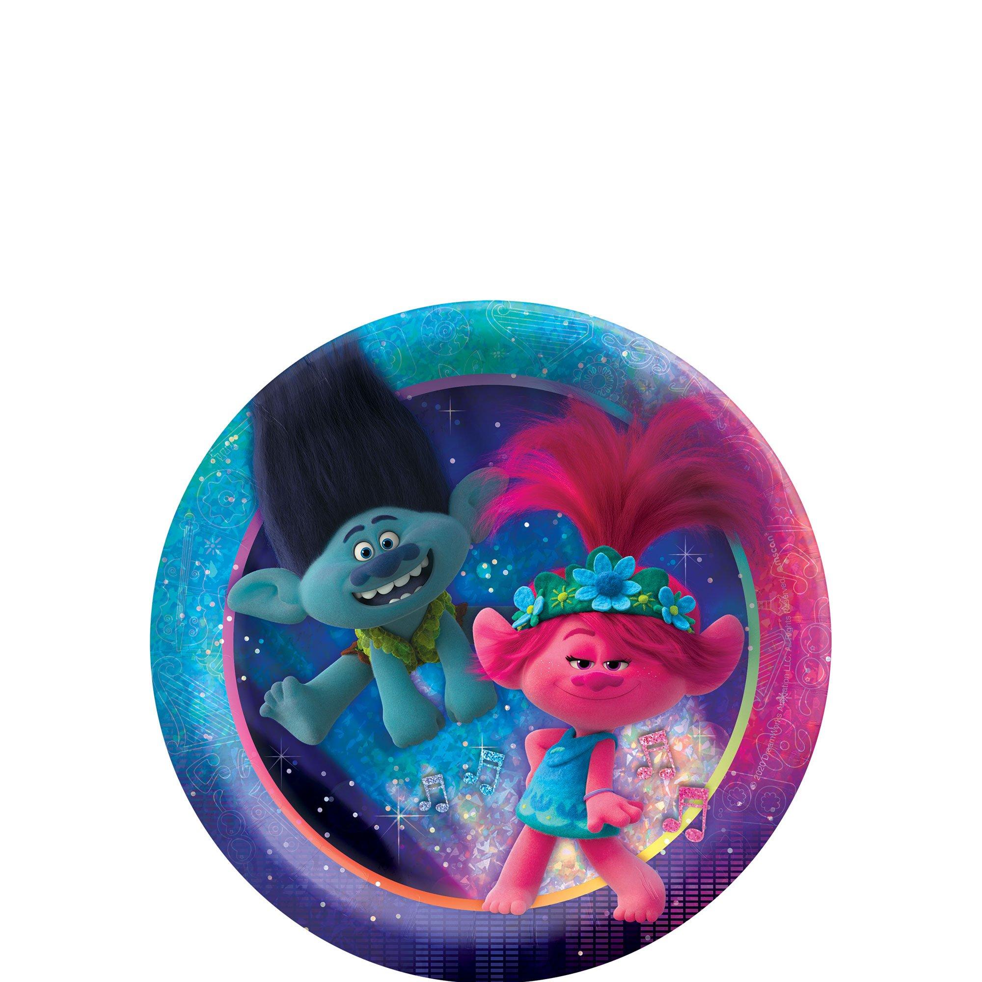 Prismatic Trolls World Tour Dessert Plates 8ct - Image 3