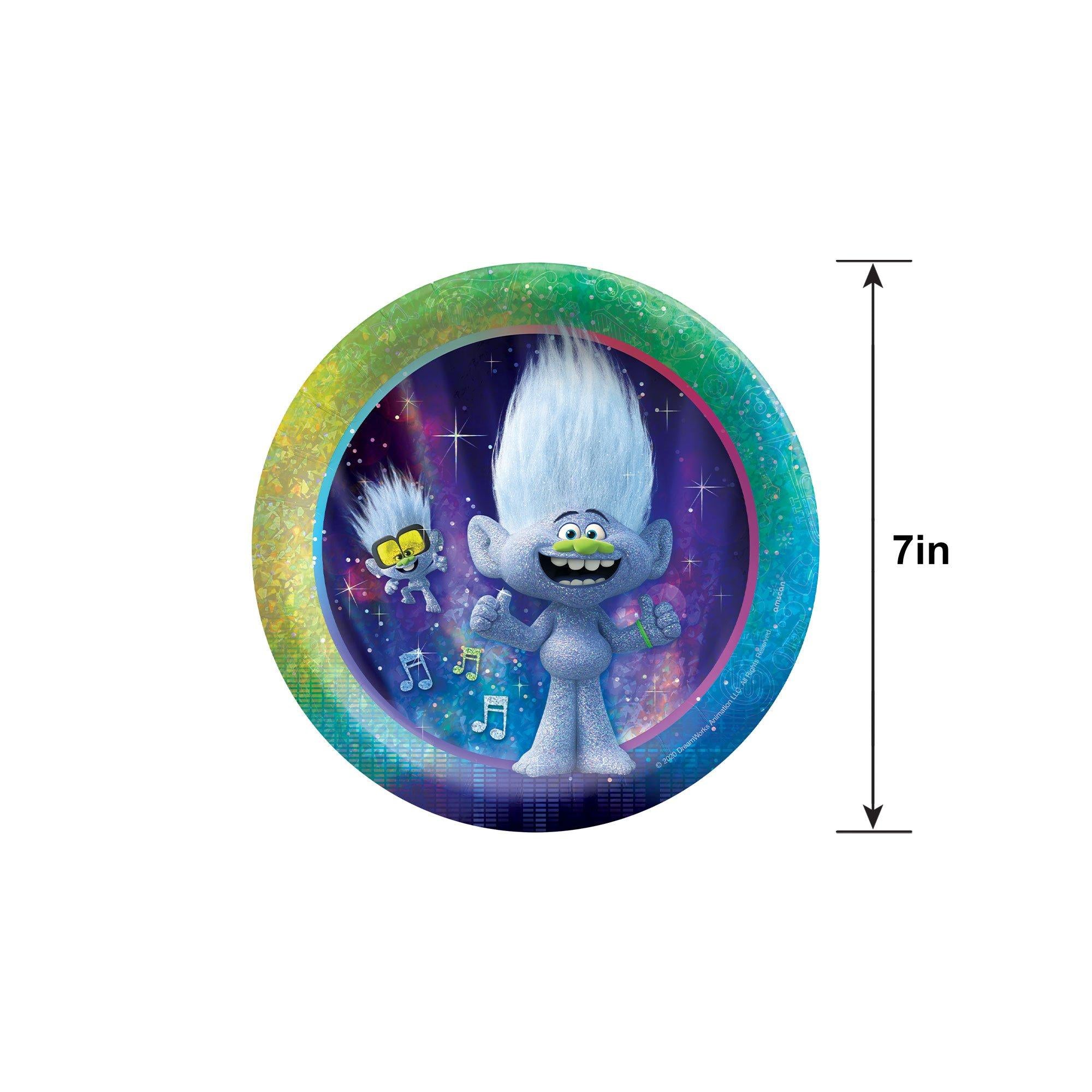 Prismatic Trolls World Tour Dessert Plates 8ct - Image 6